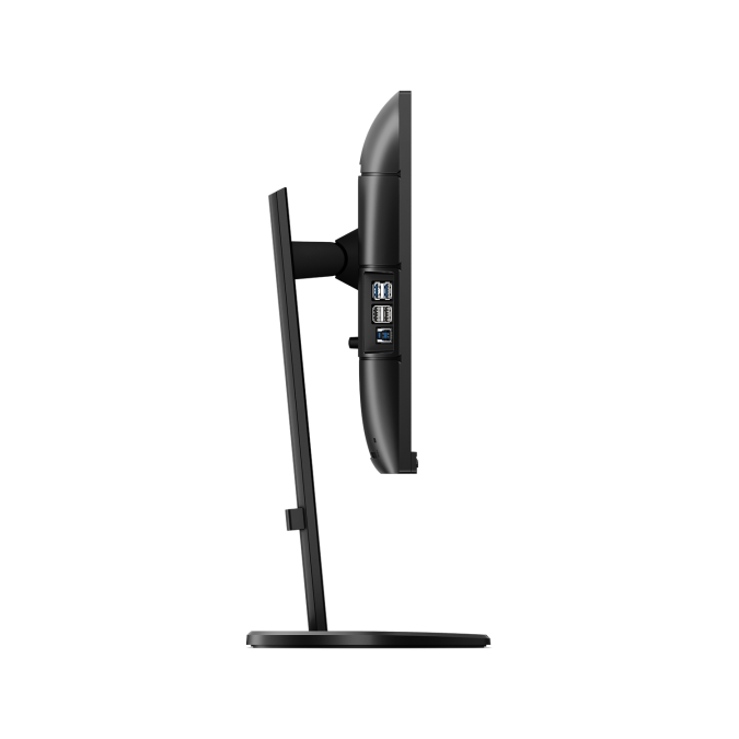 Монитор LCD 23.8'' 16:9 1920х1080(FHD) IPS, 75 Hz, 250cd/m2, 1000:1, 50М:1, 5ms, VGA, DVI, HDMI, DP, USB-Hub, Height adj, Pivot, Tilt, Swivel, Speakers, Black