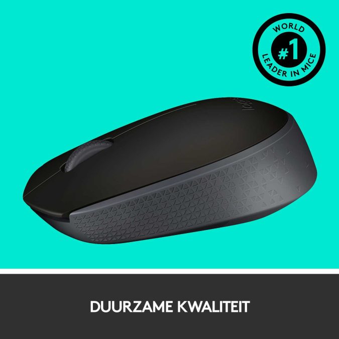 Мышь беспроводная Logitech M171 Black (черная, оптическая, 1000dpi, 2.4 GHz/USB-ресивер)(M/N: M-R0060 / C-U0010)