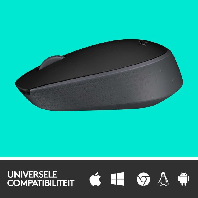 Мышь беспроводная Logitech M171 Black (черная, оптическая, 1000dpi, 2.4 GHz/USB-ресивер)(M/N: M-R0060 / C-U0010)