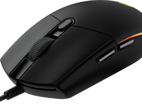 Мышь игровая Logitech G102 LIGHTSYNC, Black (арт. 910-005823, M/N: MU0054)