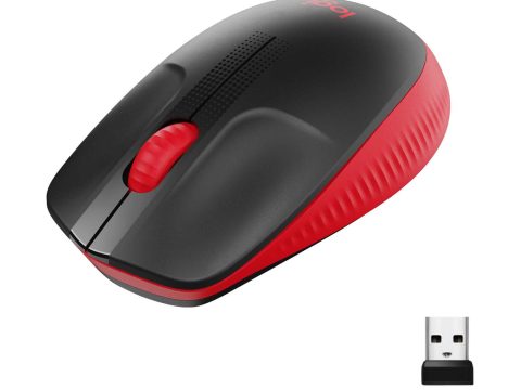 Мышь беспроводная полноразмерная Logitech M190 Red (M/N: MR0087 / CU0019)