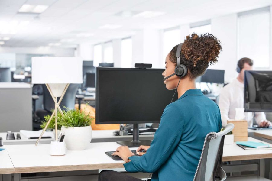 Гарнитура проводная Logitech Zone Wired Teams
