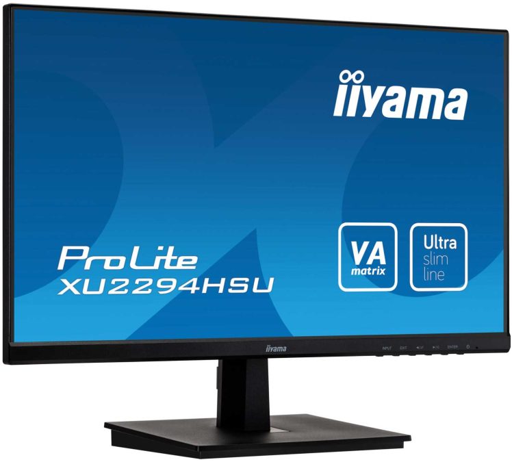 Монитор LCD 21.5'' 16:9 1920х1080(FHD) VA, 250cd/m2, 3000:1, 80M:1, 4ms, VGA, HDMI, DP, USB-Hub, Tilt, Speakers, 3Y, Black