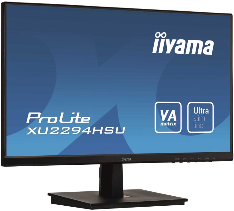 Монитор LCD 21.5'' 16:9 1920х1080(FHD) VA, 250cd/m2, 3000:1, 80M:1, 4ms, VGA, HDMI, DP, USB-Hub, Tilt, Speakers, 3Y, Black