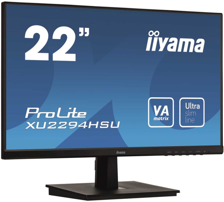 Монитор LCD 21.5'' 16:9 1920х1080(FHD) VA, 250cd/m2, 3000:1, 80M:1, 4ms, VGA, HDMI, DP, USB-Hub, Tilt, Speakers, 3Y, Black