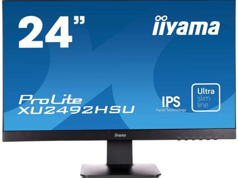 Монитор LCD 23.8'' 16:9 1920х1080(FHD) IPS, 75 Hz, 250cd/m2, 1000:1, 5M:1, 5ms, VGA, HDMI, DP, USB-Hub, Tilt, Speakers, 3Y, Black