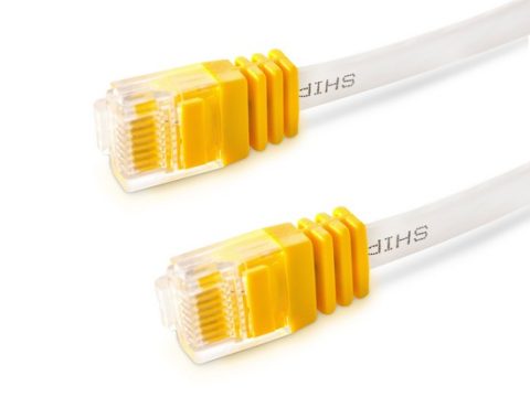 Патч Корд, SHIP, F3025WH0050-P, Cat.5e, UTP, RJ-45, 0.5 м, Белый, Пол. пакет