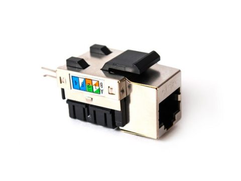 Модуль для информационной розетки, SHIP, M247, Cat.5e, RJ-45,FTP, Серый