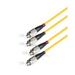 Патч корд оптоволоконный,, FC/UPC-FC/UPC SM 9/125 Duplex 3.0мм 1 м, LSZH