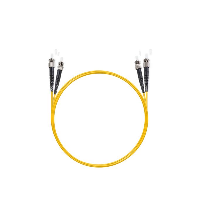 Патч корд оптоволоконный,, ST/UPC-ST/UPC SM 9/125 Duplex 3.0мм 1 м, LSZH