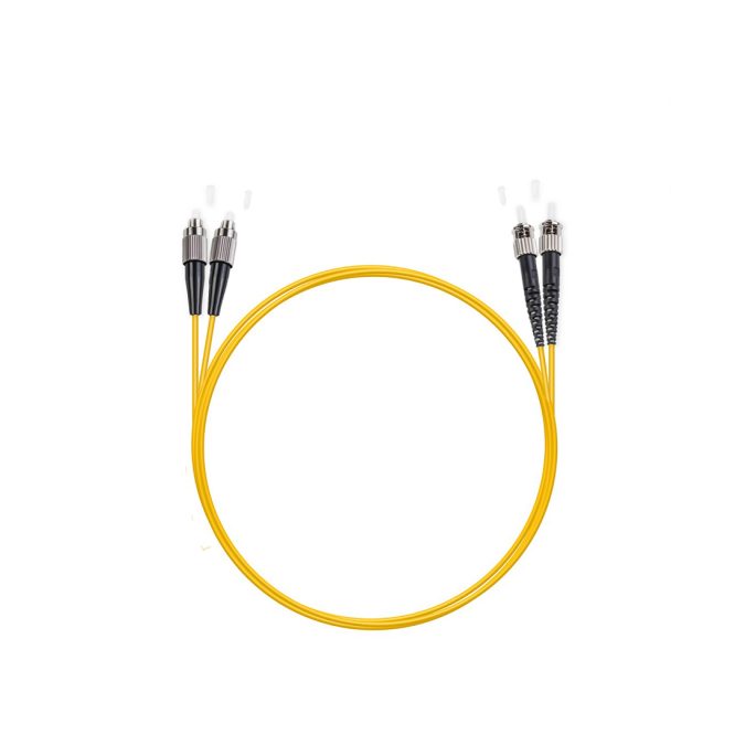 Патч корд оптоволоконный,, FC/UPC-ST/UPC SM 9/125 Duplex 3.0мм 1 м, LSZH