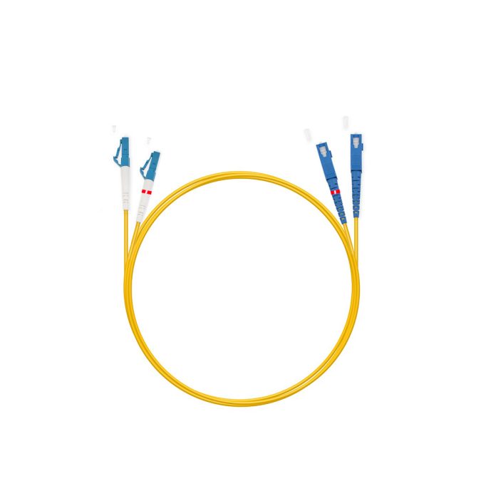 Патч корд оптоволоконный,, SC/UPC-LC/UPC SM 9/125 Duplex 3.0мм 1 м, LSZH