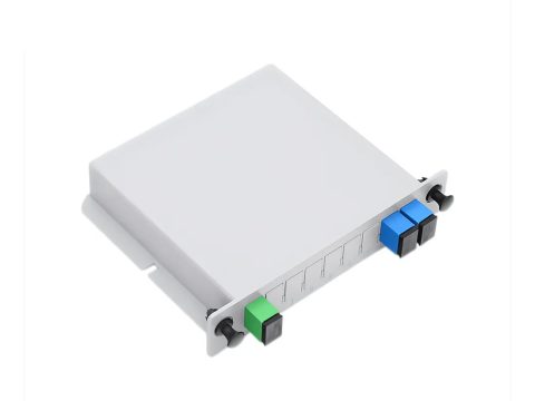 Сплиттер оптоволоконный в корпусе, А-Оптик, PLC-12 разъемы SC/APC, SM