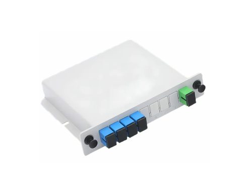 Сплиттер оптоволоконный в корпусе, А-Оптик, PLC-14 разъемы SC/APC, SM