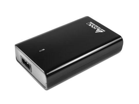 Универсальное зарядное устройство для ноутбуков, SVC, NUC-08-100W, 100Вт, USB 5В(2A), Автоматическая регулировка напряжения, 13 насадок, Индикатор работы, Эргономичный дизайн, Ультра-компактный размер, Чёрный