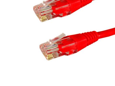 Патч Корд, SHIP, S3025RD0050-P, Cat.5e, LSZH, UTP, RJ-45, 0.5 м, Красный, Пол. пакет