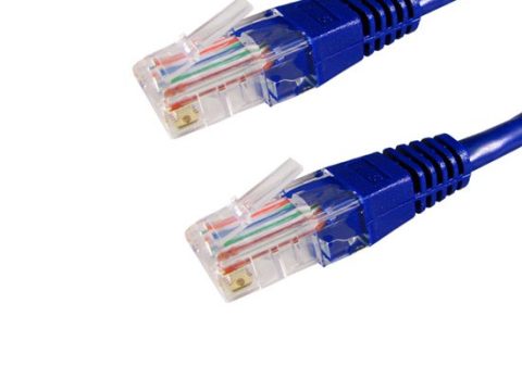 Патч Корд, SHIP, S3025BL0100-P, Cat.5e, UTP, LSZH, RJ-45, 1 м, Синий, Пол. пакет
