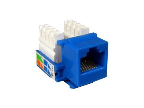 Модуль для информационной розетки, SHIP, M245-3, Cat.5e, RJ-45, UTP, Синий
