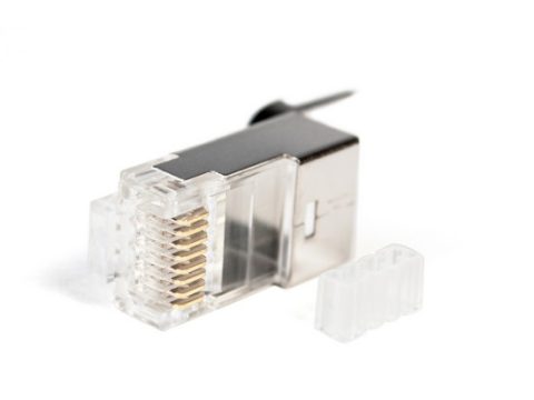 Коннектор телекоммуникационный, SHIP, S901G, RJ 45, Cat.6A, S-FTP, (100 штук в пакете)