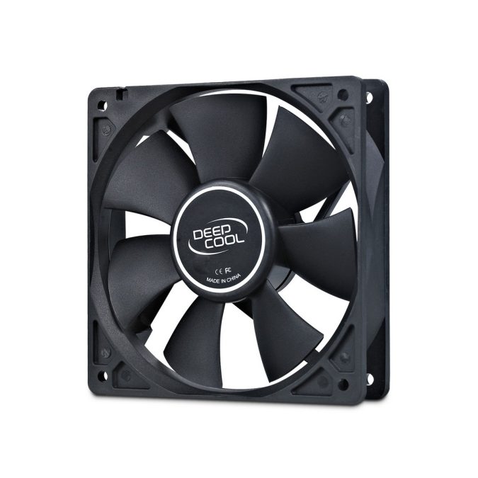 Кулер для компьютерного корпуса, Deepcool, XFAN 120 DP-FDC-XF120, 120мм, 1300±10%об.мин, 43.56CFM, 23.7dB(A), 3pin, 120х120х25мм, Чёрный