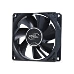 Кулер для компьютерного корпуса, Deepcool, XFAN 80 DP-FDC-XF80, 80мм, 1800±10%об.мин, 21.8CFM, 20.3dB(A), 80х80х25мм, Чёрный