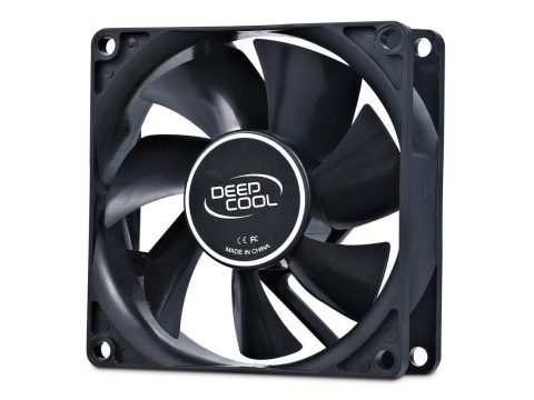 Кулер для компьютерного корпуса, Deepcool, XFAN 80 DP-FDC-XF80, 80мм, 1800±10%об.мин, 21.8CFM, 20.3dB(A), 80х80х25мм, Чёрный