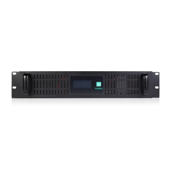 Источник бесперебойного питания, SVC, RTO-1.5K-LCD, Мощность 1500ВА/900Вт, RTO-серия, Стоечный 2U, LCDTel.line, Smart, Диапазон работы AVR:165-275В, Бат.:12В/9Ah*2шт., Вых: 3 Shuko CEE7, Чёрный