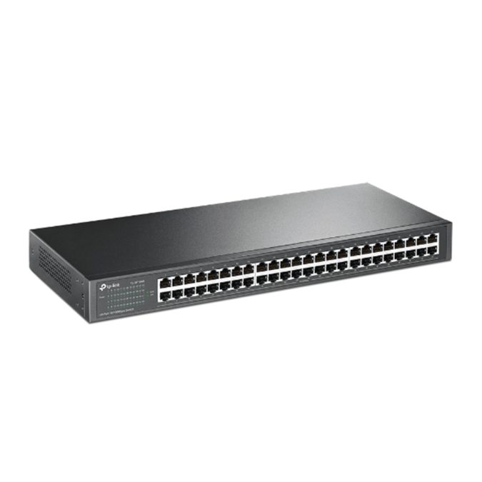 Коммутатор, TP-Link, TL-SF1048, 19 дюймовый стоечный, 48 портов 10/100M RJ45, Корпус металл, 1U, Неуправляемый