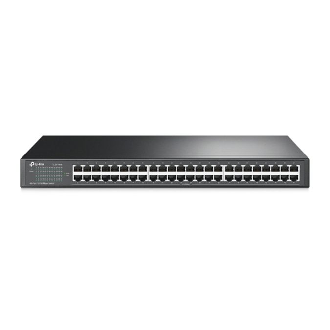 Коммутатор, TP-Link, TL-SF1048, 19 дюймовый стоечный, 48 портов 10/100M RJ45, Корпус металл, 1U, Неуправляемый