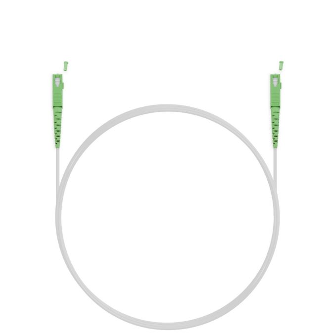 Абонентский FTTH Патч Корд,, SС/APC-SC/APC, SM, G657, 20 м, Для внутр. прокладки, Белый, LSZH