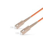 Патч корд оптоволоконный,, SC/UPC-SC/UPC MM OM1 62.5/125 Simplex 3.0мм 1 м, LSZH