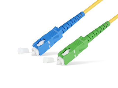 Патч корд оптоволоконный,, SC/APC-SC/UPC SM 9/125 Simplex 3.0мм 1 м, LSZH