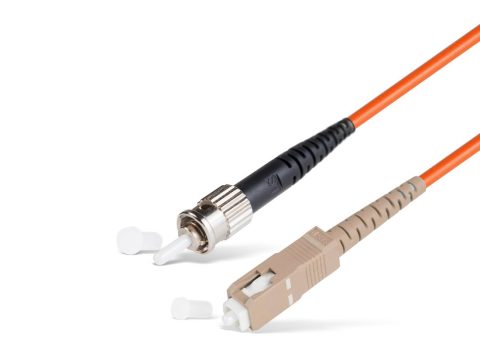 Патч корд оптоволоконный,, SC/UPC-ST/UPC MM OM1 62.5/125 Simplex 3.0мм 1 м, LSZH