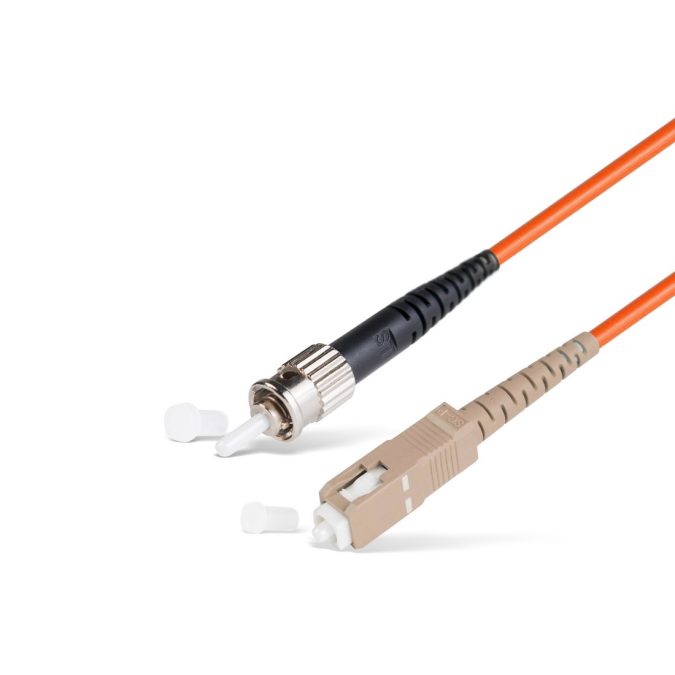 Патч корд оптоволоконный,, SC/UPC-ST/UPC MM OM1 62.5/125 Simplex 3.0мм 1 м, LSZH