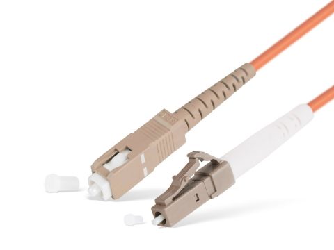 Патч корд оптоволоконный,, SC/UPC-LC/UPC MM OM2 50/125 Simplex 3.0мм 1 м, LSZH