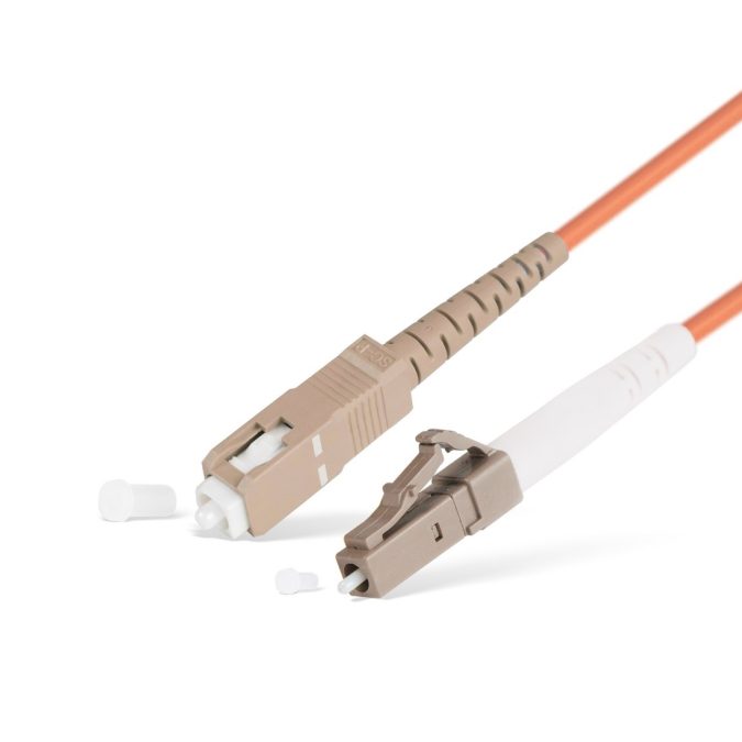 Патч корд оптоволоконный,, SC/UPC-LC/UPC MM OM2 50/125 Simplex 3.0мм 1 м, LSZH