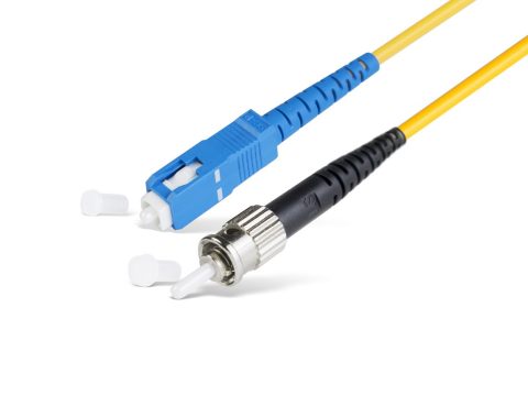 Патч корд оптоволоконный,, SC/UPC-ST/UPC SM 9/125 Simplex 3.0мм 1 м, LSZH