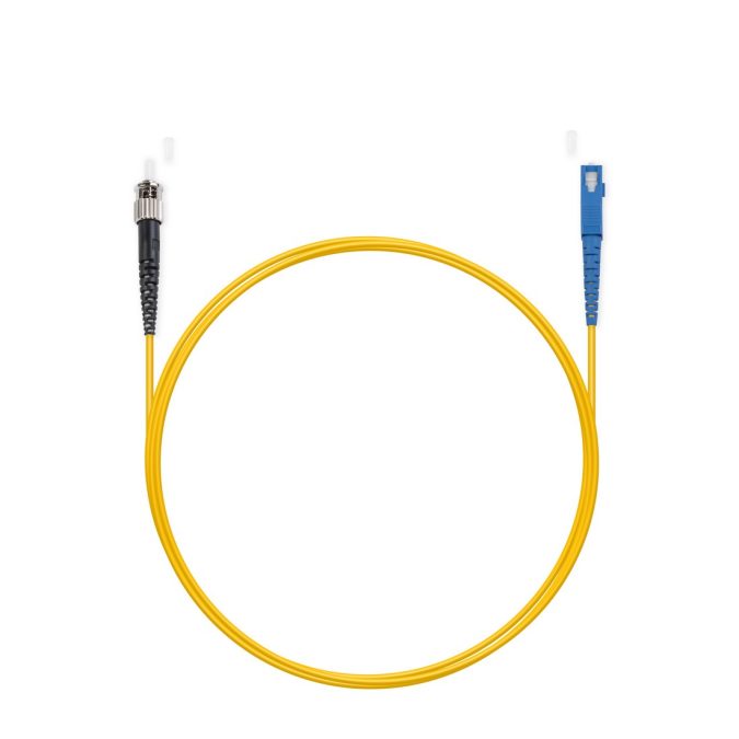 Патч корд оптоволоконный,, SC/UPC-ST/UPC SM 9/125 Simplex 3.0мм 1 м, LSZH
