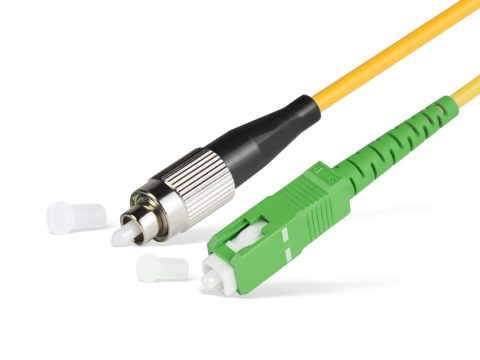 Патч корд оптоволоконный,, SC/APC-FC/UPC SM 9/125 Simplex 3.0мм 1 м, LSZH