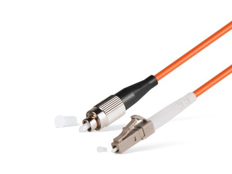 Патч корд оптоволоконный,, FC/UPC-LC/UPC MM OM1 62.5/125 Simplex 3.0мм 1 м, LSZH