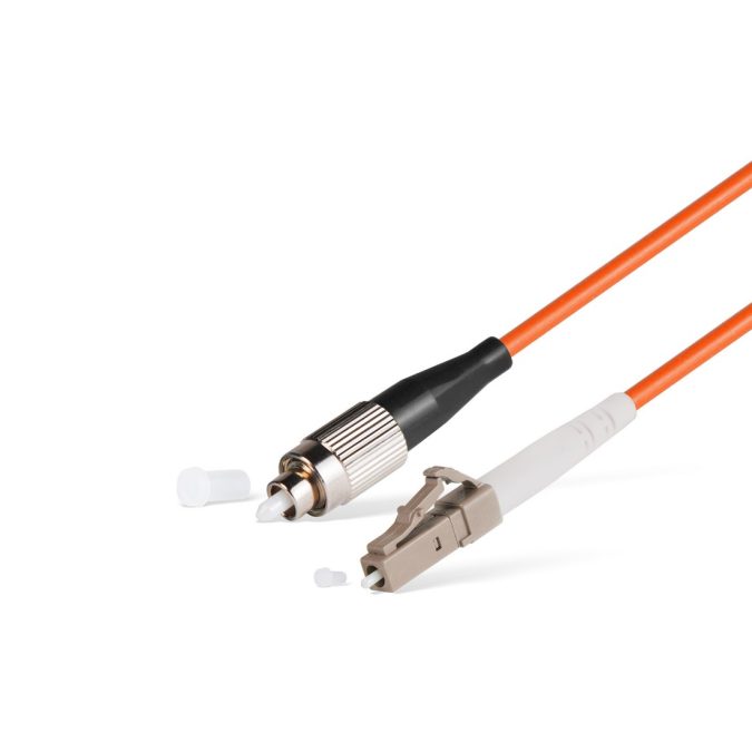 Патч корд оптоволоконный,, FC/UPC-LC/UPC MM OM1 62.5/125 Simplex 3.0мм 1 м, LSZH