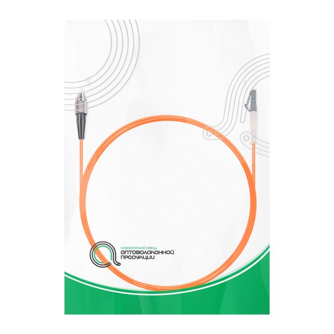 Патч корд оптоволоконный,, FC/UPC-LC/UPC MM OM1 62.5/125 Simplex 3.0мм 1 м, LSZH