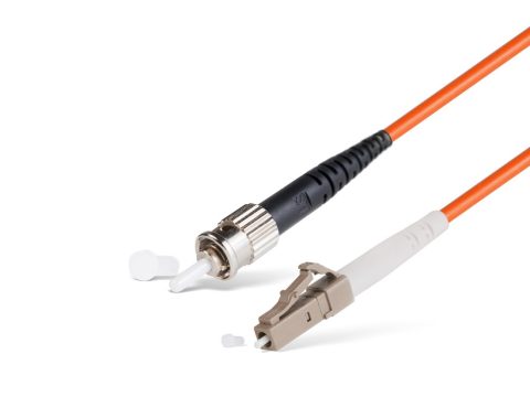 Патч корд оптоволоконный,, LC/UPC-ST/UPC MM OM1 62.5/125 Simplex 3.0мм 1 м, LSZH