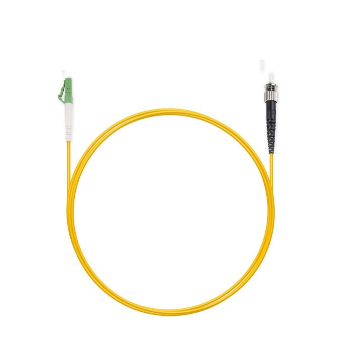 Патч корд оптоволоконный,, LC/APC-ST/UPC SM 9/125 Simplex 3.0мм 1 м, LSZH