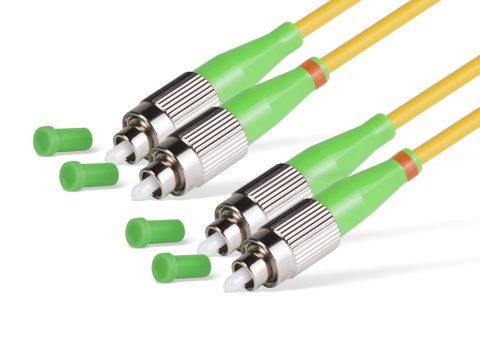 Патч корд оптоволоконный,, FC/APC-FC/APC SM 9/125 Duplex 3.0мм 1 м, LSZH