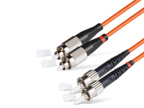 Патч корд оптоволоконный,, FC/UPC-ST/UPC MM OM1 62.5/125 Duplex 3.0мм 1 м, LSZH