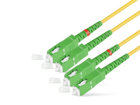 Патч корд оптоволоконный,, SC/APC-SC/APC SM 9/125 Duplex 3.0мм 1 м, LSZH