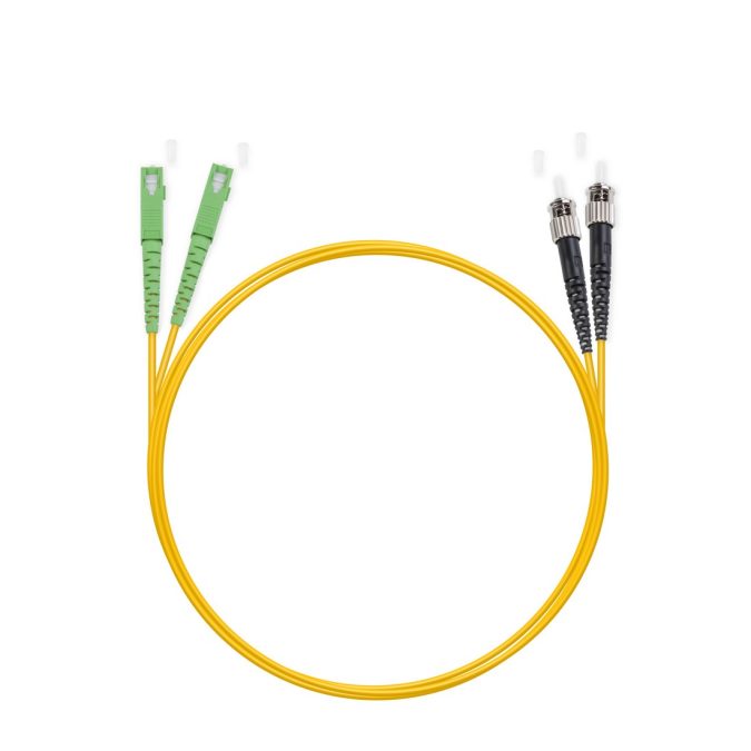 Патч корд оптоволоконный,, SC/APC-ST/UPC SM 9/125 Duplex 3.0мм 1 м, LSZH