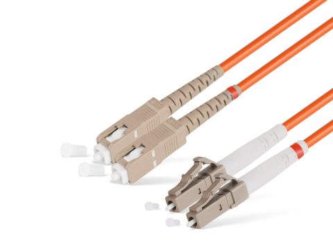 Патч корд оптоволоконный,, SC/UPC-LC/UPC MM OM1 62.5/125 Duplex 3.0мм 1 м, LSZH