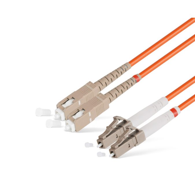 Патч корд оптоволоконный,, SC/UPC-LC/UPC MM OM1 62.5/125 Duplex 3.0мм 1 м, LSZH